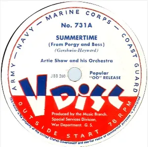 Pochette de Summertime / Homeward Bound / Bolero de Artie Shaw and His Orchestra - Benny Goodman and His Orchestra