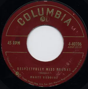 Pochette Respectfully Miss Brooks / You Don’t Owe Me a Thing