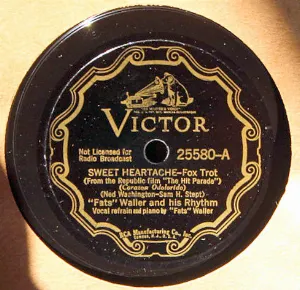 Pochette de Sweet Heartache / I’ve Got a New Lease on Love de Fats Waller and His Rhythm