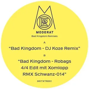 Pochette de Bad Kingdom (DJ Koze remix & Robag Wruhme edit) de Moderat