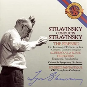 Pochette Stravinsky conducts Stravinsky: Firebird / Scherzo a la Russe / Scherzo Fantastique / Fireworks