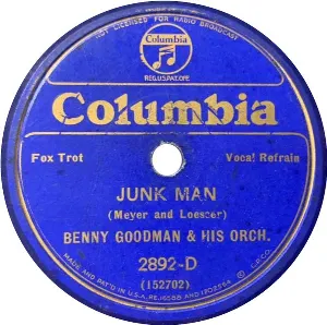 Pochette de Junk Man / Ol' Pappy de Benny Goodman and His Orchestra