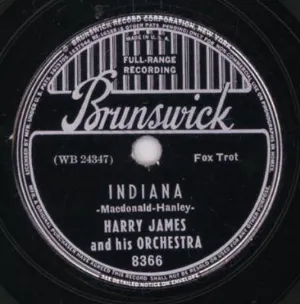 Pochette de Indiana / King Porter's Stomp de Harry James and His Orchestra