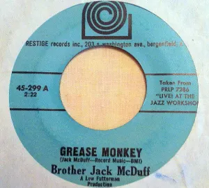 Pochette de Grease Monkey / Wink's Blues de “Brother” Jack McDuff