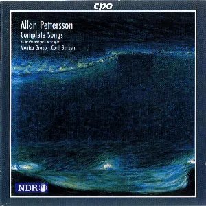 Pochette de Complete Songs de Cord Garben - Monica Groop - Allan Pettersson