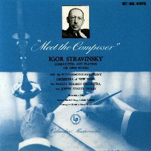 Pochette Stravinsky Conducts - Meet the Composer