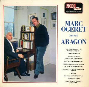 Pochette de Marc Ogeret chante Aragon de Marc Ogeret