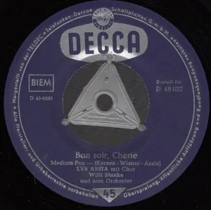 Pochette de Bon soir, Chérie de Lys Assia