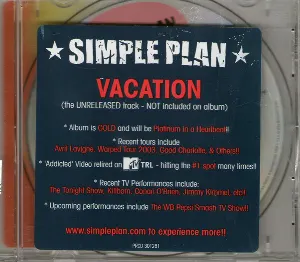 Pochette de Vacation de Simple Plan