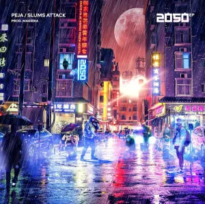 Pochette de 2050 EP de Slums Attack