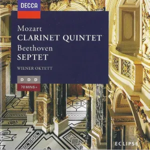 Pochette de Mozart: Clarinet Quintet / Beethoven: Septet de Wiener Oktett