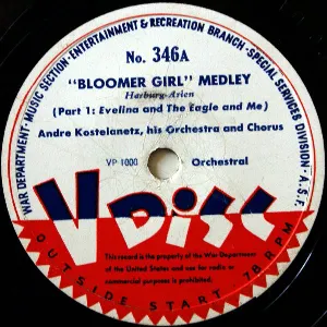 Pochette de “Bloomer Girl” Medley de André Kostelanetz and His Orchestra