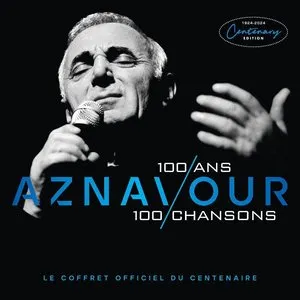 Pochette de 100 ans, 100 chansons de Charles Aznavour