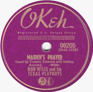 Pochette de Maiden's Prayer / Takin' It Home de Bob Wills and His Texas Playboys