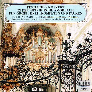Pochette Festliches Konzert in der Abteikirche Amorbach für Orgel, drei Trompeten und Pauken
