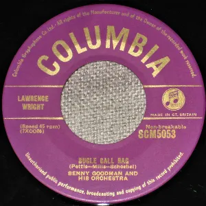 Pochette de Temptation Rag / Bugle Call Rag de The Benny Goodman Sextet - Benny Goodman and His Orchestra