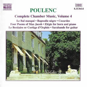Pochette de Complete Chamber Music, Vol. 4 de Francis Poulenc
