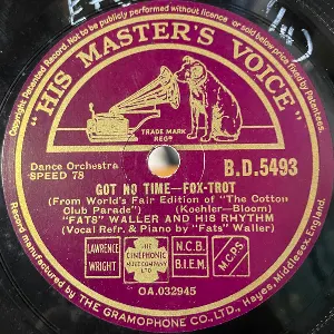Pochette de Got No Time / I'm Gonna Put You in Your Place de Fats Waller and His Rhythm