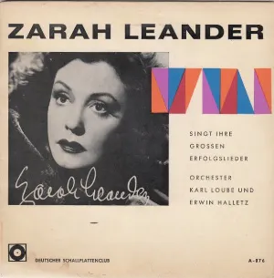 Pochette Zarah Leander singt ihre grossen Erfolgslieder