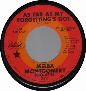 Pochette de As Far as My Forgetting’s Got de Melba Montgomery