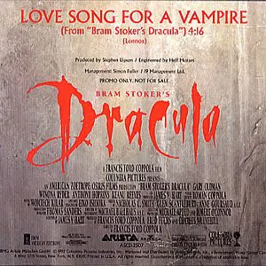 Pochette Love Song for a Vampire