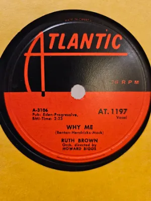 Pochette de This Little Girl's Gone Rockin' / Why Me de Ruth Brown