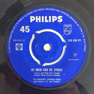 Pochette de De meid van de straat / De blinde soldaat (Twee ogen zo duister) de Zangeres Zonder Naam