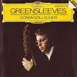 Pochette de Greensleeves de Göran Söllscher