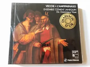 Pochette de L'amfiparnaso de Dominique Visse - Ensemble Clément Janequin
