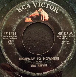 Pochette de Highway to Nowhere / I Won’t Forget You de Jim Reeves