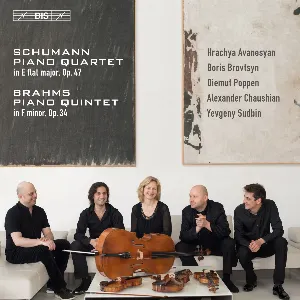 Pochette Schumann: Piano Quartet in E-flat major, op. 47 / Brahms: Piano Quintet in F minor, op. 34