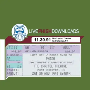 Pochette de 1991-11-30: The Capitol Theatre, Port Chester, NY, USA de Phish