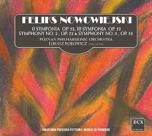 Pochette de Symphony No. 2, Op. 52 & Symphony No. 3, Op. 53 de Filharmonia Poznańska - Łukasz Borowicz
