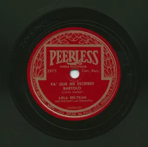 Pochette de Pa' qué me escribes bartolo / Me voy para no volver de Lola Beltrán