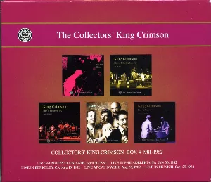 Pochette Collectors’ King Crimson Box 4 (1981–1982)