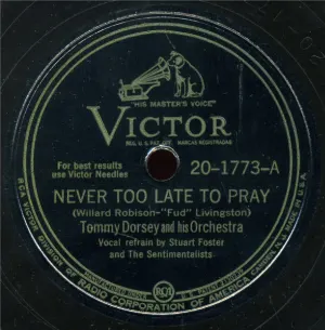 Pochette de Never Too Late to Pray / Chicago de Tommy Dorsey and His Orchestra