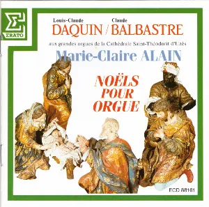 Pochette de Noëls pour orgue de Marie‐Claire Alain