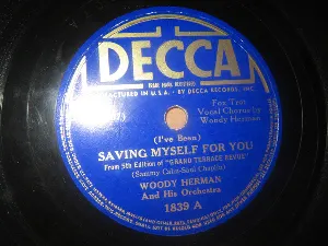 Pochette de Saving Myself for You / Carolina in the Morning de Woody Herman and His Orchestra