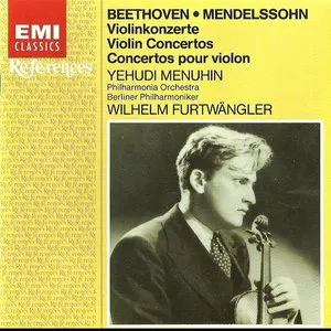 Pochette de Violin Concertos de Felix Mendelssohn - Ludwig van Beethoven - Yehudi Menuhin - Wilhelm Furtwängler
