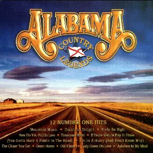 Pochette de Country Legends: 12 Number One Hits de Alabama