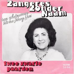 Pochette de Wraak / Twee zwarte paarden de Zangeres Zonder Naam