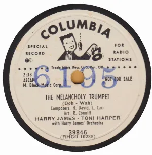 Pochette de The Melancholy Trumpet / Goin' Home de Harry James and His Orchestra - Harry James
