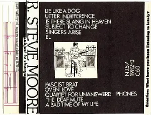Pochette de Subject To Change de R. Stevie Moore