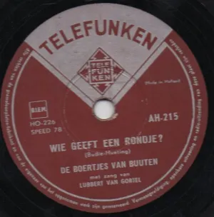 Pochette de En we hossen en we zingen / Wie geeft een rondje de De Boertjes van Buuten