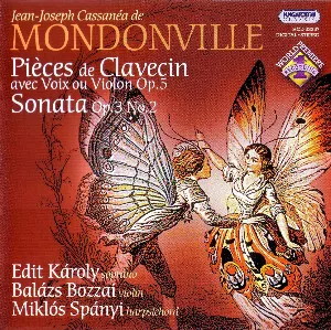 Pochette Pièces de Clavecin avec Voix ou Violon Op. 5 / Sonata Op. 3 No. 2