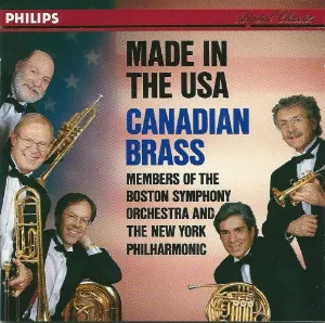 Pochette de Made in the USA de Canadian Brass - Boston Symphony Orchestra - New York Philharmonic