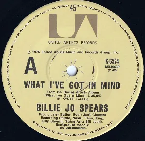 Pochette de What I've Got in Mind / Misty Blue de Billie Jo Spears