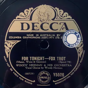 Pochette de For Tonight / On the Isle of May de Woody Herman and His Orchestra