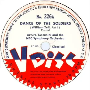 Pochette de Dance of the Soldiers / Minuet de NBC Symphony Orchestra - Arturo Toscanini
