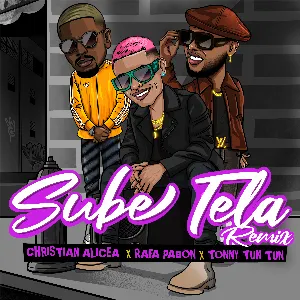 Pochette de Sube tela (remix) de Rafa Pabön